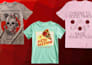 create dog, vintage, skeleton, bootleg t shirt design